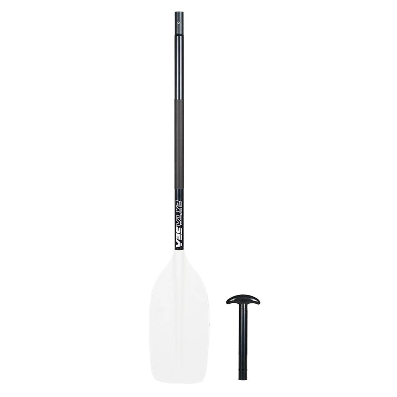 ExtaSea Allround Kanu Stechpaddel Alu 2-teilig Black And White 4 ExtaSea Allround Kanu Stechpaddel Alu 2-teilig Black And White – Bild 2