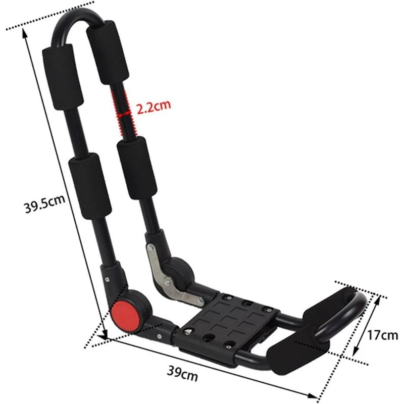 ExtaSea Dachträger Set Mit Verstellbaren Ovalbügeln Für Kajaks 4 ExtaSea Dachträger Set Mit Verstellbaren Ovalbügeln Für Kajaks – Bild 2