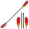 ExtaSea Pro Tour Carbon Vario Doppelpaddel | 220-240cm | 4-teilig | Red-yellow -GUMOTEX Verkäufe extasea pro tour carbon vario doppelpaddel 220 240cm 4 teilig red yellow